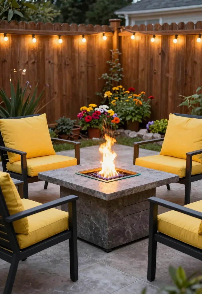 11 Space Saving Outdoor Fireplace Ideas for Small Yards 2 11 Space Saving Outdoor Fireplace Ideas for Small Yards 2. Fire Pit Tables 0