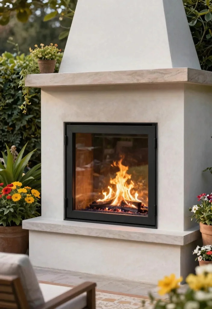 11 Stylish Outdoor Fireplace Door Ideas (Safe & Chic) 11 11 Stylish Outdoor Fireplace Door Ideas Safe Chic 11. Eco Friendly Glass Doors 0