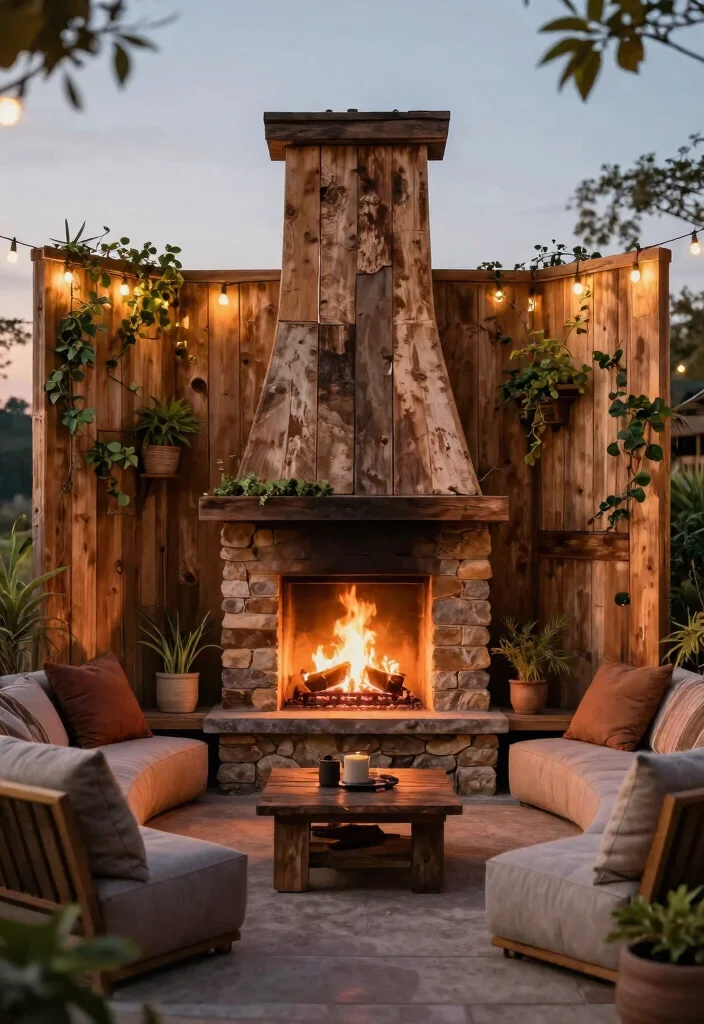 11 Stylish Outdoor Fireplace Door Ideas (Safe & Chic) 2 11 Stylish Outdoor Fireplace Door Ideas Safe Chic 2. Rustic Wooden Screens 0