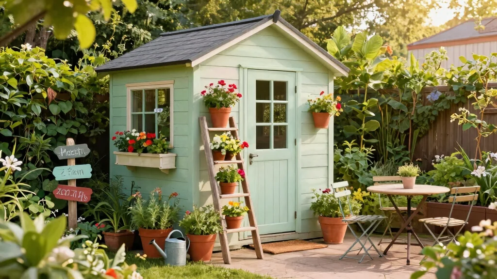 13 Aesthetic She Shed Storage Ideas for Small Urban Gardens