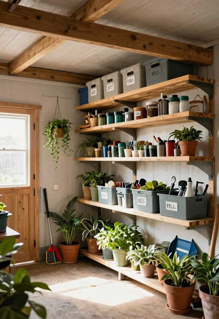 13 Best Lean To Shed Storage Ideas for Tight Spaces 40 13 Best Lean To Shed Storage Ideas for Tight Spaces 10. Overhead Storage Solutions 0