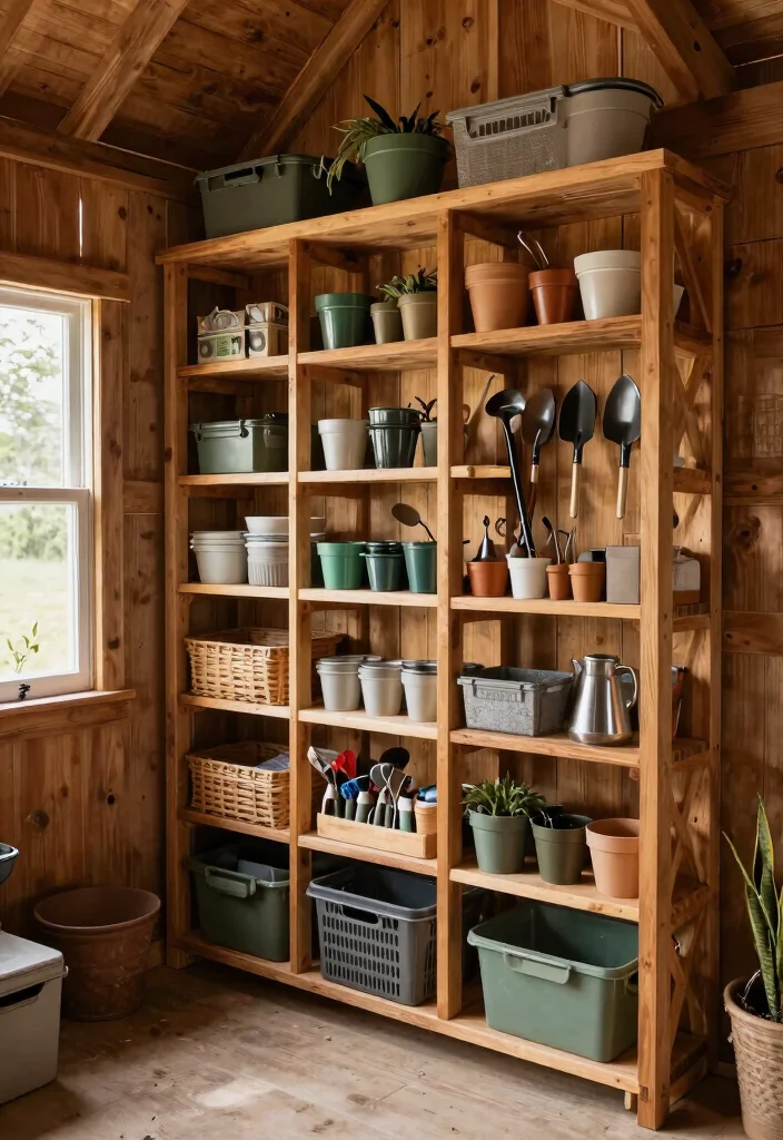 13 Best Lean To Shed Storage Ideas for Tight Spaces 42 13 Best Lean To Shed Storage Ideas for Tight Spaces 12. Custom Shelving Solutions 0