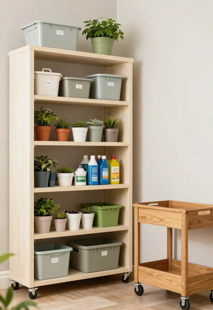 13 Best Lean To Shed Storage Ideas for Tight Spaces 15 13 Best Lean To Shed Storage Ideas for Tight Spaces 5. Vertical Storage for Garden Supplies 0