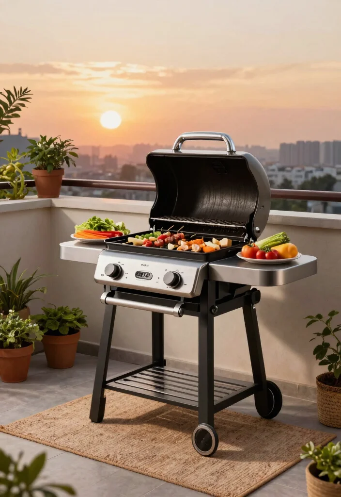 13 Best Small Gas Grills for Apartment Balconies: Perfect Compact Grilling Solutions 2 13 Best Small Gas Grills for Apartment Balconies Perfect Compact Grilling Solutions 2. Cuisinart CGG 180T 0