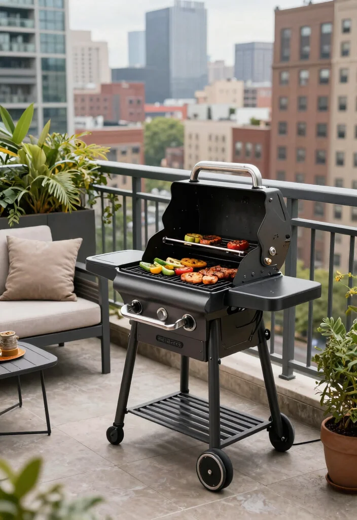 13 Best Small Gas Grills for Apartment Balconies: Perfect Compact Grilling Solutions 5 13 Best Small Gas Grills for Apartment Balconies Perfect Compact Grilling Solutions 5. Char Broil Grill2Go X200 0