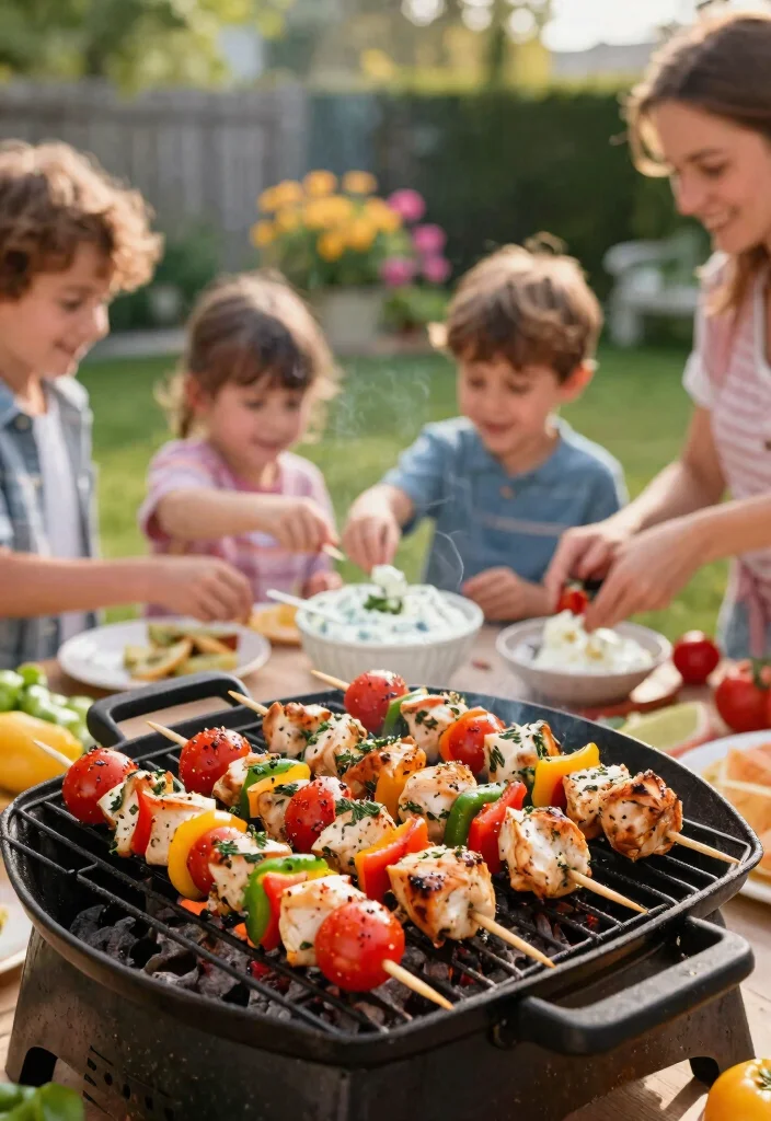 13 Delicious Griddle Grill Dinner Ideas Family Favorites 4. Herb Infused Chicken Kebabs 0