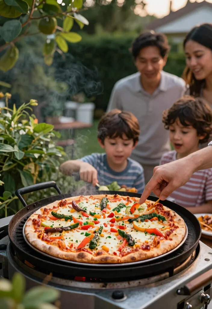 13 Delicious Griddle Grill Dinner Ideas Family Favorites 5. Grilled Veggie Pizza 0