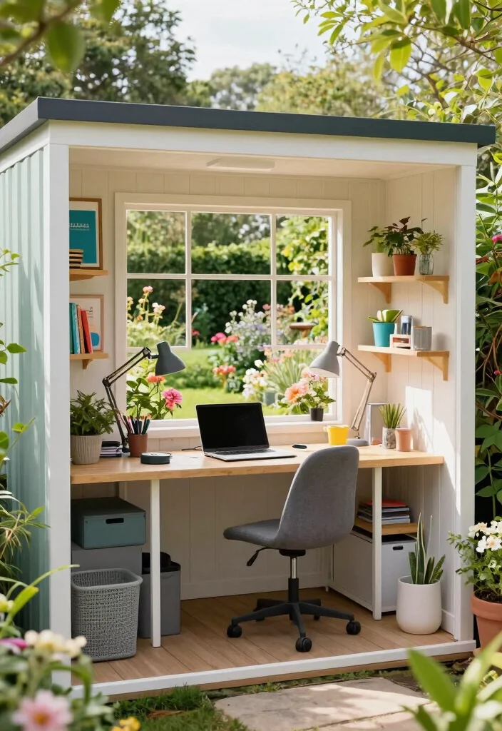 13 Dreamy Storage Shed Tiny House Ideas Conversion 10. A Garden Office 0