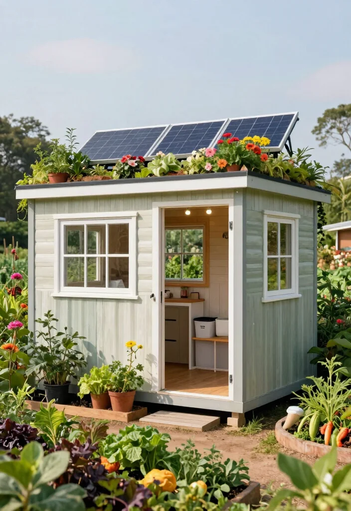 13 Dreamy Storage Shed Tiny House Ideas Conversion 3. Eco Friendly Haven 0