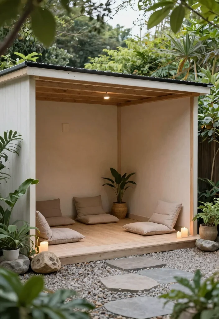 13 Dreamy Storage Shed Tiny House Ideas Conversion 9. Meditation Sanctuary 0