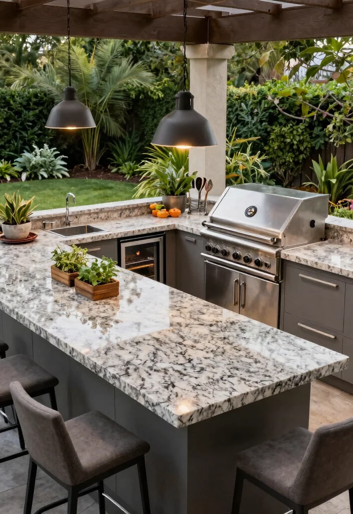 13 Epic Outdoor Grill and Fireplace Ideas for Backyard Entertaining 1. The Elegant Outdoor Kitchen 0