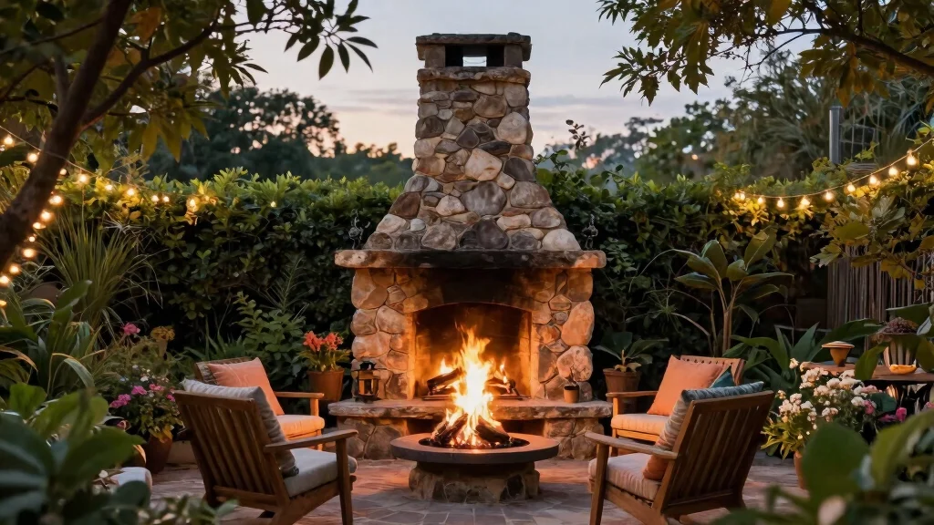 13 Gorgeous Outdoor Rock Fireplace Ideas [Natural Look]