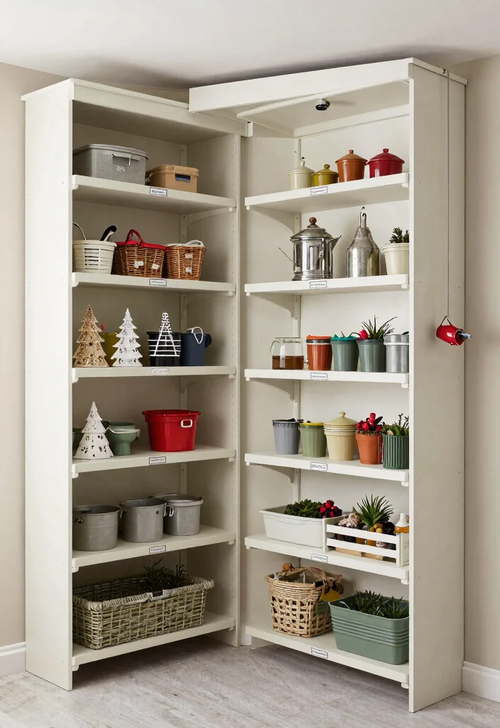 13 Heavy Duty Storage Shed Shelve Ideas DIY Guide 8. Overhead Storage Solutions 0