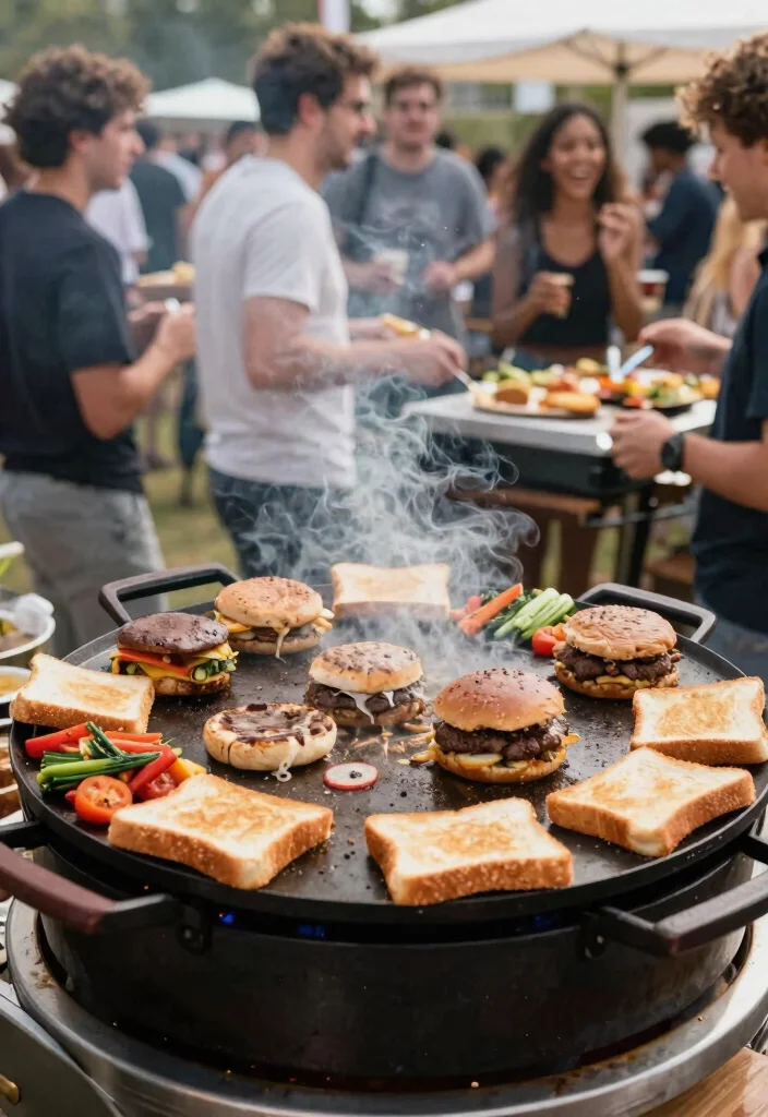 13 Life Changing Blackstone Griddle Hacks Must Know 10. Make Use of Edge Spaces for Sides 0