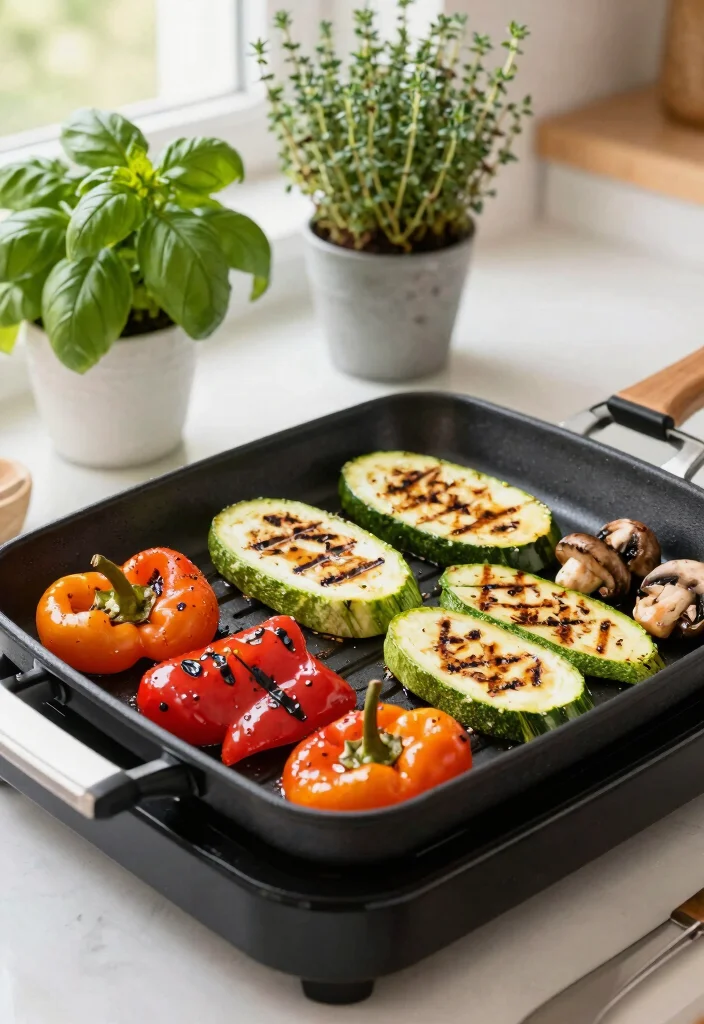 13 Simple Electric Griddle Dinner Ideas (No Mess) 1 13 Simple Electric Griddle Dinner Ideas No Mess 1. Grilled Vegetable Medley 0