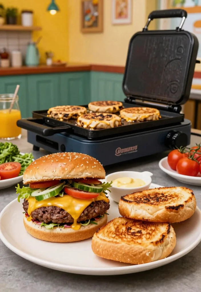 13 Simple Electric Griddle Dinner Ideas (No Mess) 10 13 Simple Electric Griddle Dinner Ideas No Mess 10. Electric Griddle Burgers 0