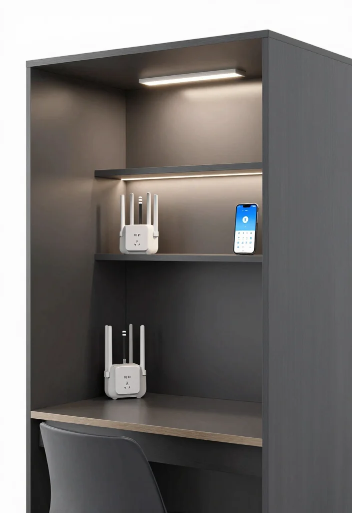 13 Tranquil Storage Shed Office Ideas Work From Home 11. Tech Friendly Features 0