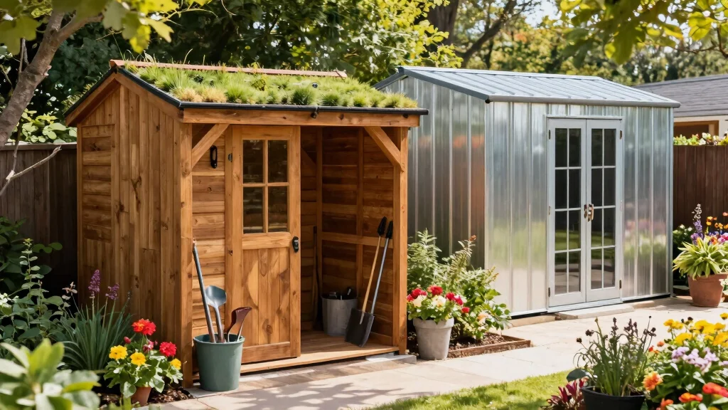 15 Beautiful Backyard Storage Shed Concepts for Your Yard