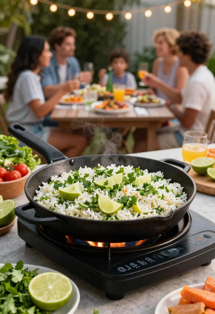 15 Best Dinner Ideas for Blackstone Griddle Cooking 11. Cilantro Lime Rice 0
