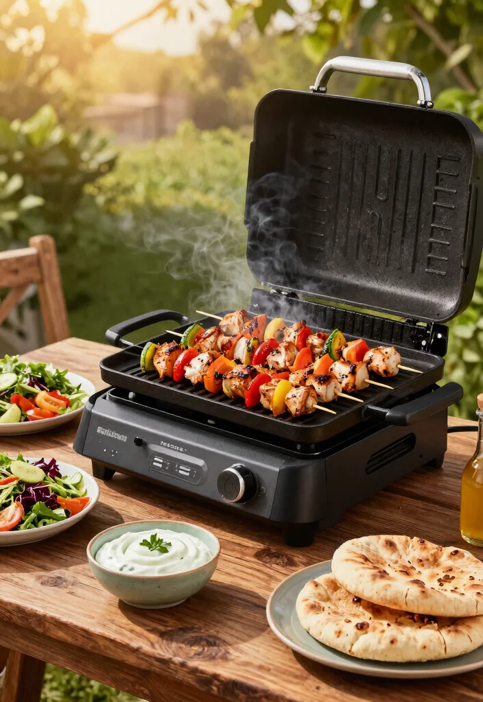15 Best Dinner Ideas for Blackstone Griddle Cooking 6. Mediterranean Chicken Skewers 0