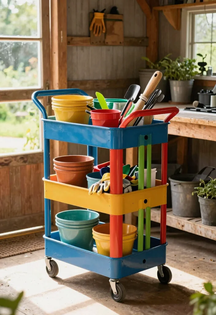 15 Life Changing Shed Storage Hacks You Need to Know 41 15 Life Changing Shed Storage Hacks You Need to Know 11. Rolling Carts for Flexibility 0