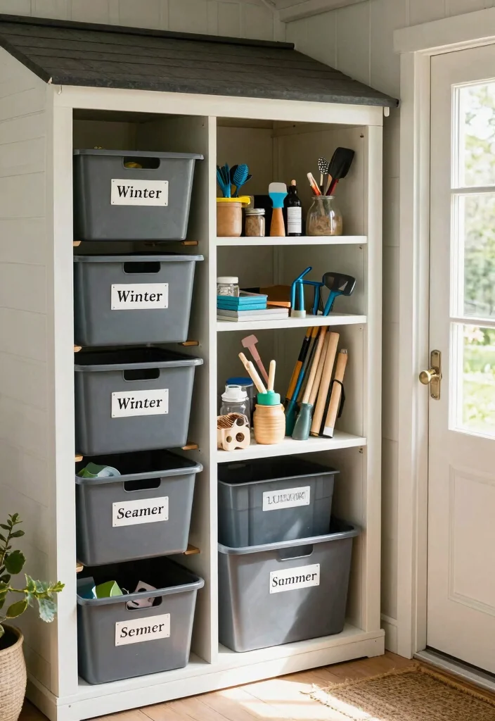 15 Life Changing Shed Storage Hacks You Need to Know 45 15 Life Changing Shed Storage Hacks You Need to Know 15. Seasonal Storage Solutions 0