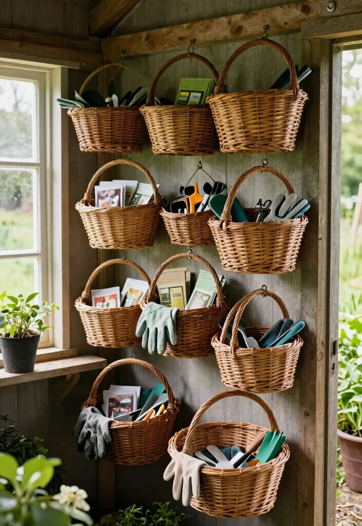 15 Life Changing Shed Storage Hacks You Need to Know 2 15 Life Changing Shed Storage Hacks You Need to Know 2. Hanging Baskets for Small Items 0