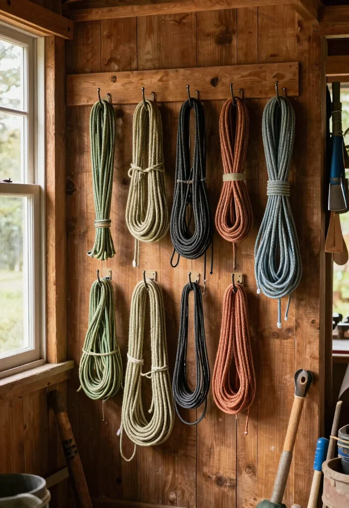 15 Life Changing Shed Storage Hacks You Need to Know 27 15 Life Changing Shed Storage Hacks You Need to Know 7. Hooks for Ropes and Cords 0