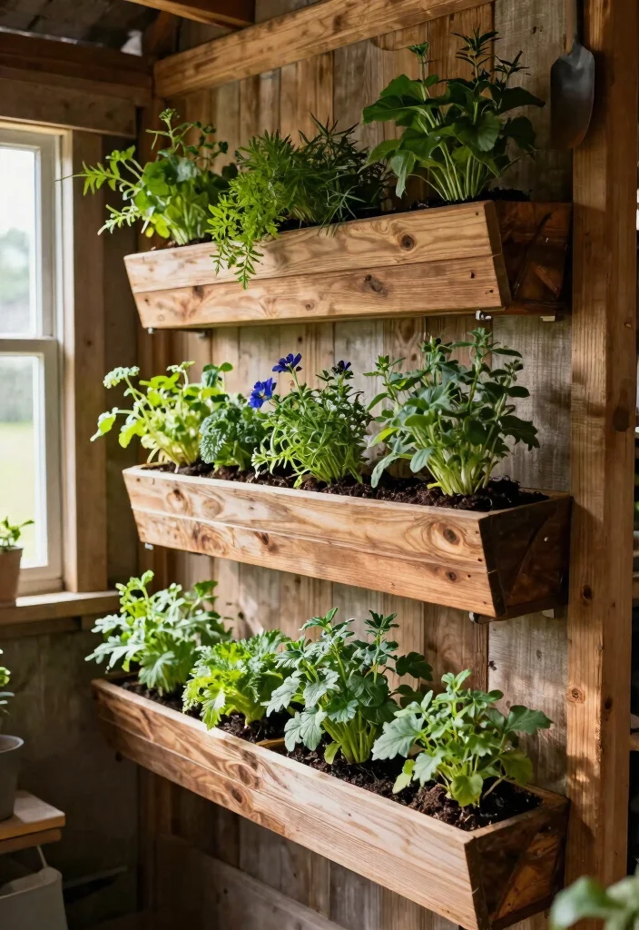 15 Practical Inside Shed Ideas Storage Pro Tips for Your Vertical Gardening Shed 1. Vertical Wall Garden Planters 0