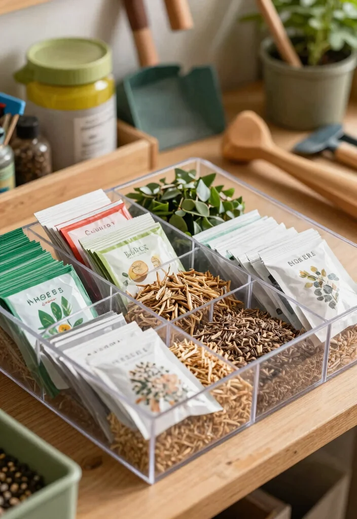 15 Practical Inside Shed Ideas Storage Pro Tips for Your Vertical Gardening Shed 12. Seed Organizer 0