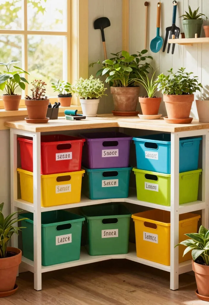 15 Practical Inside Shed Ideas Storage Pro Tips for Your Vertical Gardening Shed 14. Seasonal Decoration Storage 0