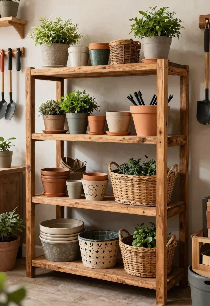 15 Practical Inside Shed Ideas Storage Pro Tips for Your Vertical Gardening Shed 2. Multi tiered Shelving Units 0