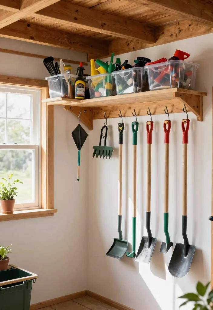 15 Practical Inside Shed Ideas Storage Pro Tips for Your Vertical Gardening Shed 3. Overhead Storage Solutions 0