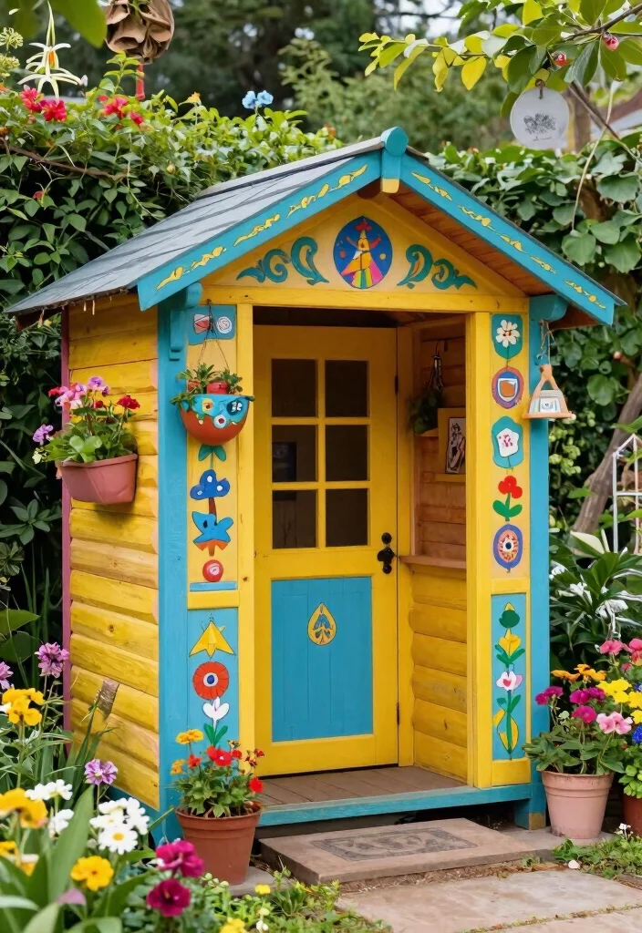 15 Rustic Log Shed Ideas Firewood Storage Solutions 12. Decorative Log Shed 0