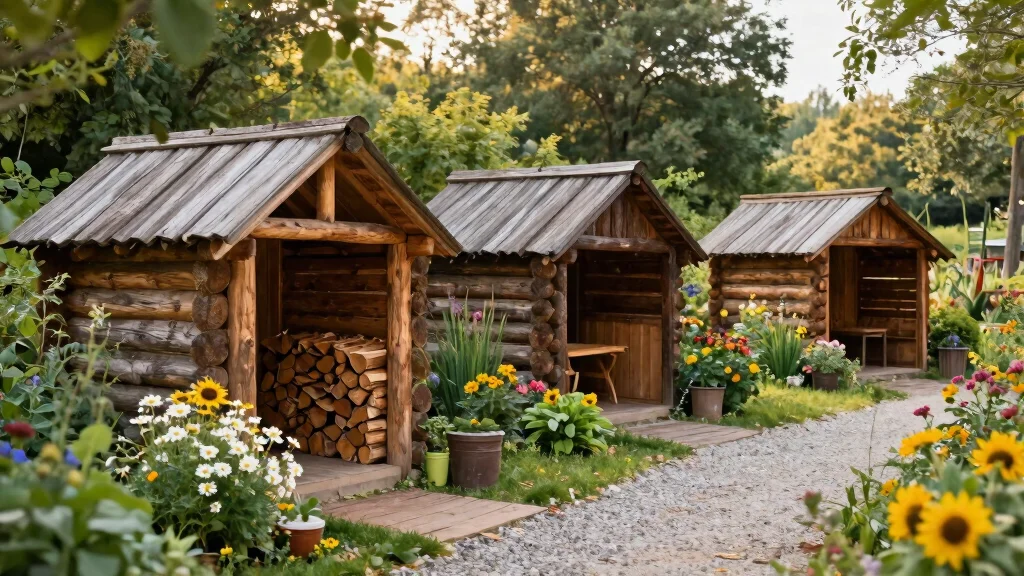 15 Rustic Log Shed Ideas: Firewood Storage Solutions