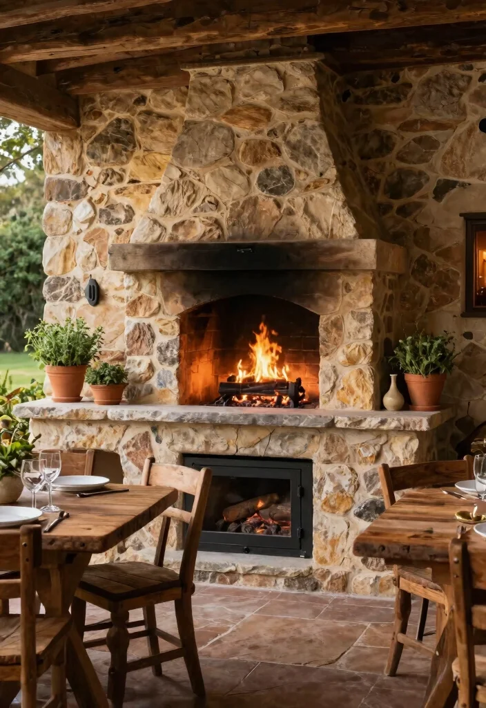 15 Rustic Outdoor Stone Fireplace Ideas Dreamy 7. Rustic Stone Oven Fireplace 0