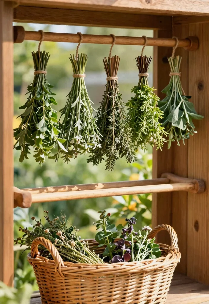 15 Smart Garden Shed Storage Ideas for Plant Lovers 12 15 Smart Garden Shed Storage Ideas for Plant Lovers 12. Herb Drying Rack 0