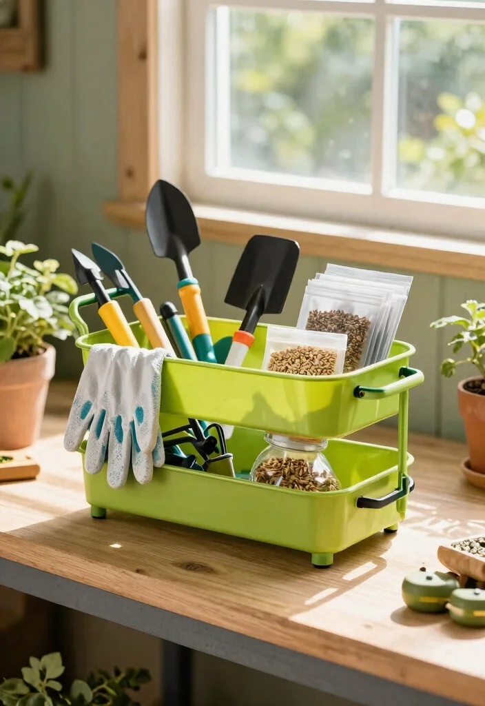 15 Smart Garden Shed Storage Ideas for Plant Lovers 13 15 Smart Garden Shed Storage Ideas for Plant Lovers 13. Portable Garden Caddy 0