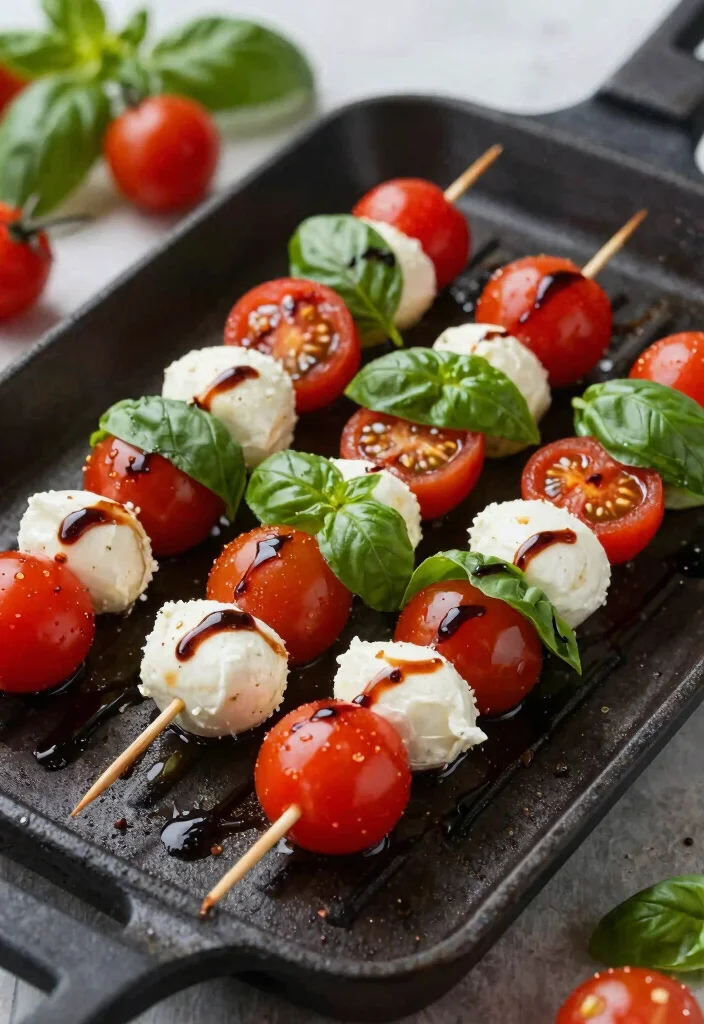 15 Ultimate Griddle Cooking Ideas for Summer BBQs 12 15 Ultimate Griddle Cooking Ideas for Summer BBQs 12. Griddled Caprese Skewers 0