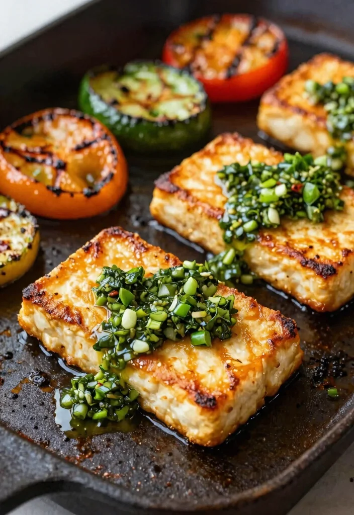 15 Ultimate Griddle Cooking Ideas for Summer BBQs 14 15 Ultimate Griddle Cooking Ideas for Summer BBQs 14. Griddled Tofu Steaks with Chimichurri 0