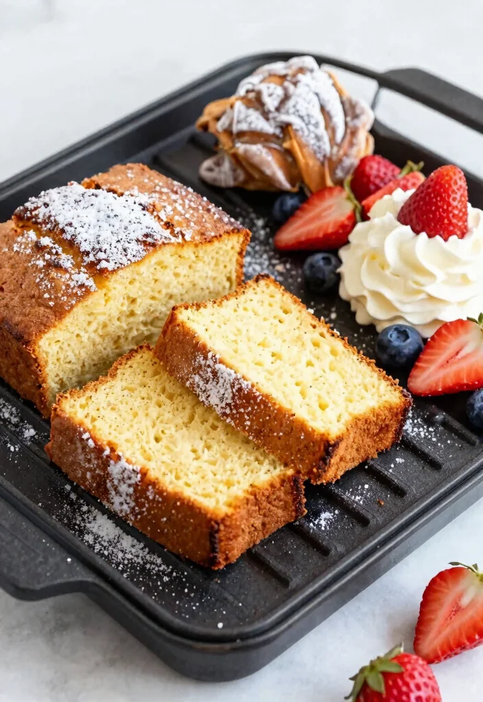 15 Ultimate Griddle Cooking Ideas for Summer BBQs 15 15 Ultimate Griddle Cooking Ideas for Summer BBQs 15. Griddled Lemon Vanilla Pound Cake 0