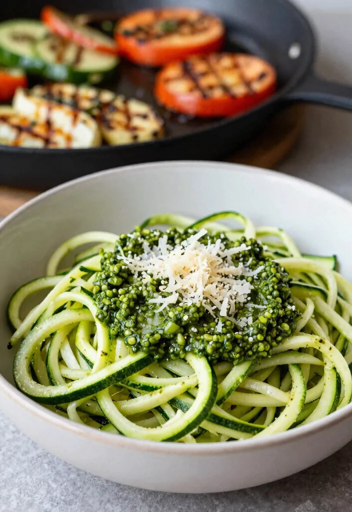 15 Ultimate Griddle Cooking Ideas for Summer BBQs 6 15 Ultimate Griddle Cooking Ideas for Summer BBQs 6. Zucchini Noodles with Pesto 0