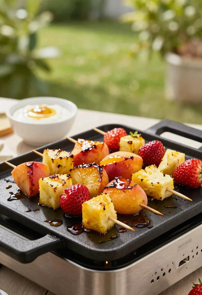 21 Best Blackstone Griddle Recipes You Must Try 15 21 Best Blackstone Griddle Recipes You Must Try 15. Griddled Fruit Skewers 0