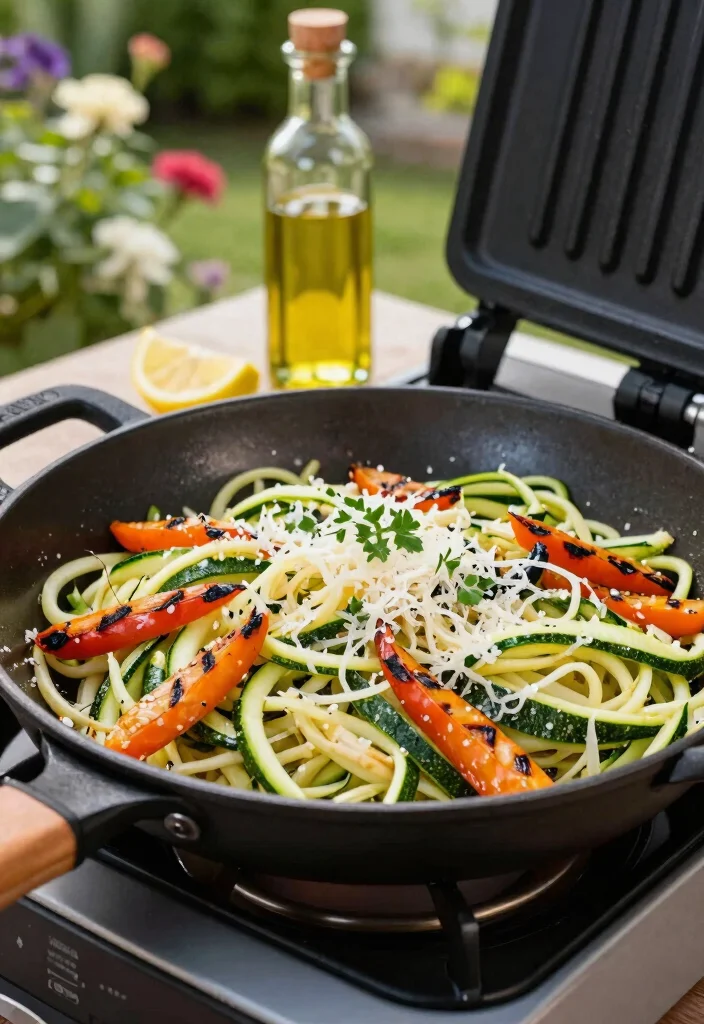 21 Best Blackstone Griddle Recipes You Must Try 9 21 Best Blackstone Griddle Recipes You Must Try 9. Zucchini Noodles with Grilled Veggies 0