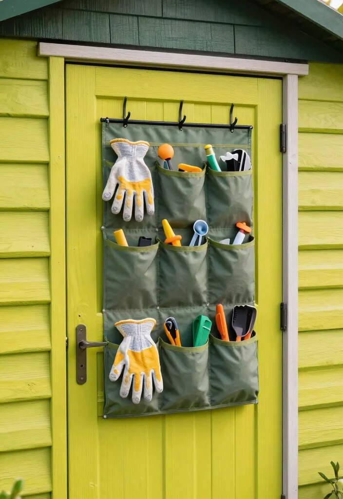 21 Best Shed Storage Ideas Organisation Hacks 13. Utilize Your Shed Door 0
