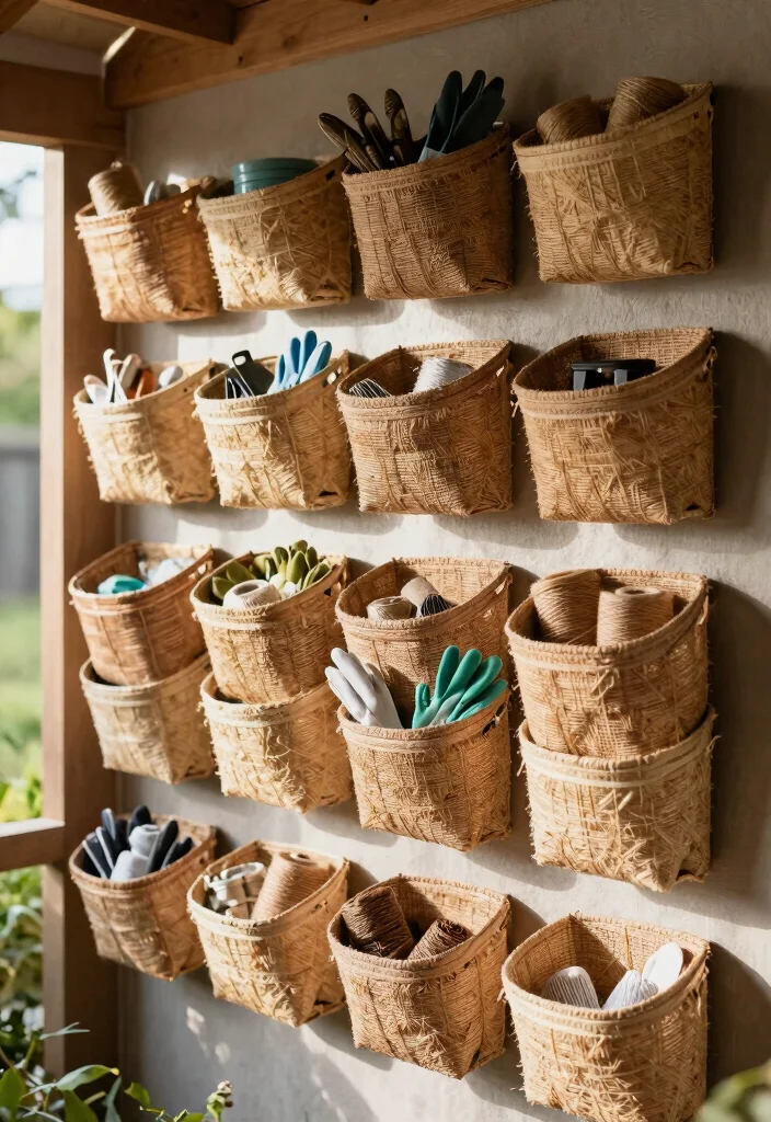21 Best Shed Storage Ideas Organisation Hacks 19. Wall Mounted Storage Baskets 0