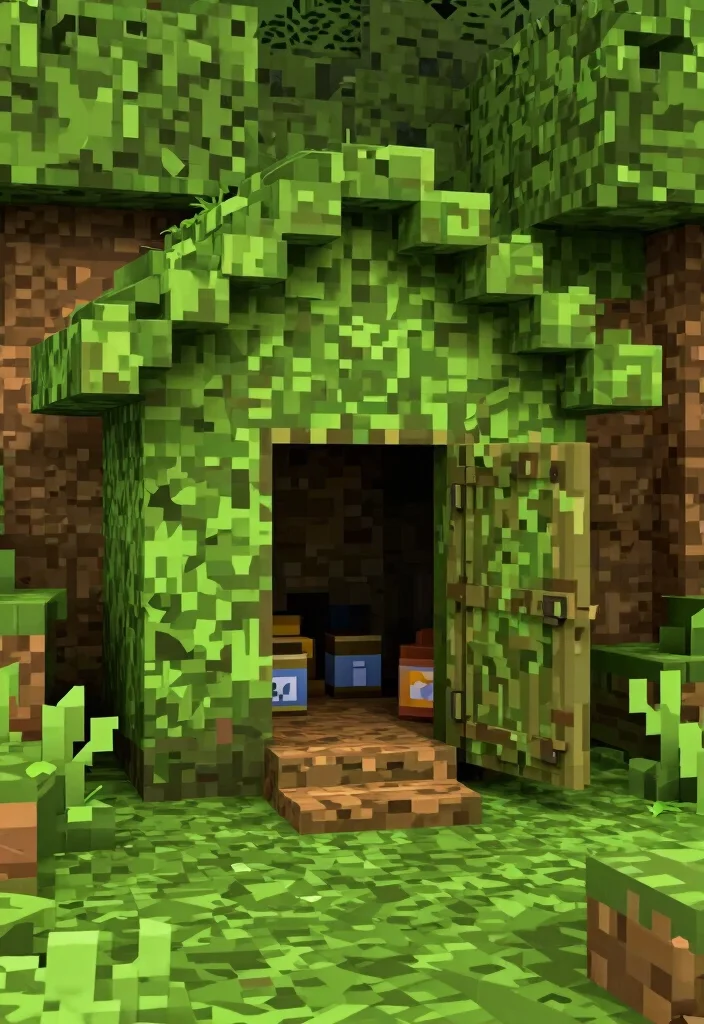 21 Creative Minecraft Storage Shed Ideas Best Builds 17. Secret Shed 0