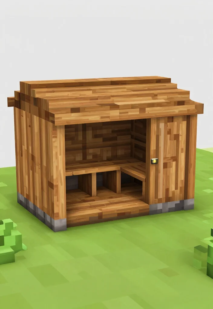 21 Creative Minecraft Storage Shed Ideas Best Builds 18. Dual Purpose Shed 0