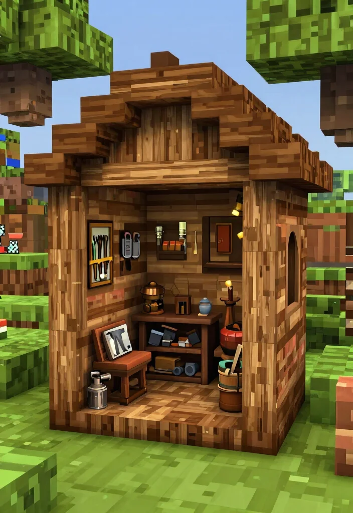 21 Creative Minecraft Storage Shed Ideas Best Builds 20. Vintage Shed 0