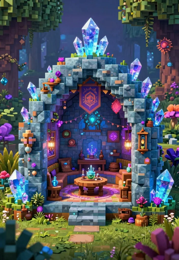 21 Creative Minecraft Storage Shed Ideas Best Builds 8. Fantasy Shed 0